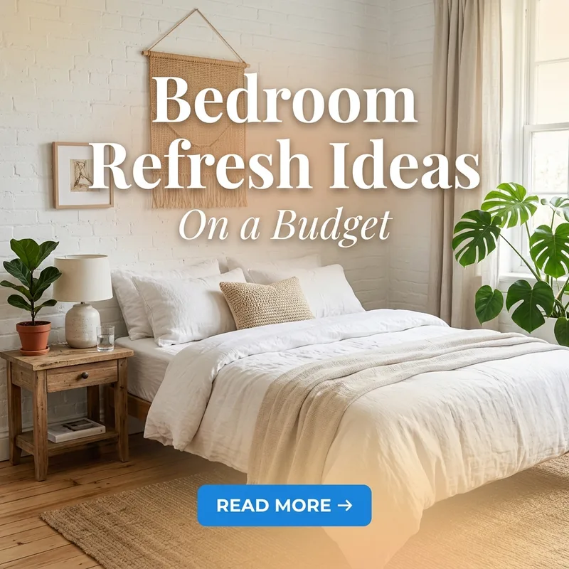 AI generated Pinterest pin - Bedroom Ideas