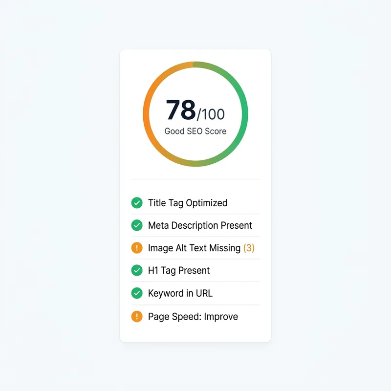 Free SEO Score Checker tool
